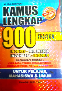 Image of Kamus Lengkap 900 Trilyun, Inggris-Indonesia, Indonesia-Inggris